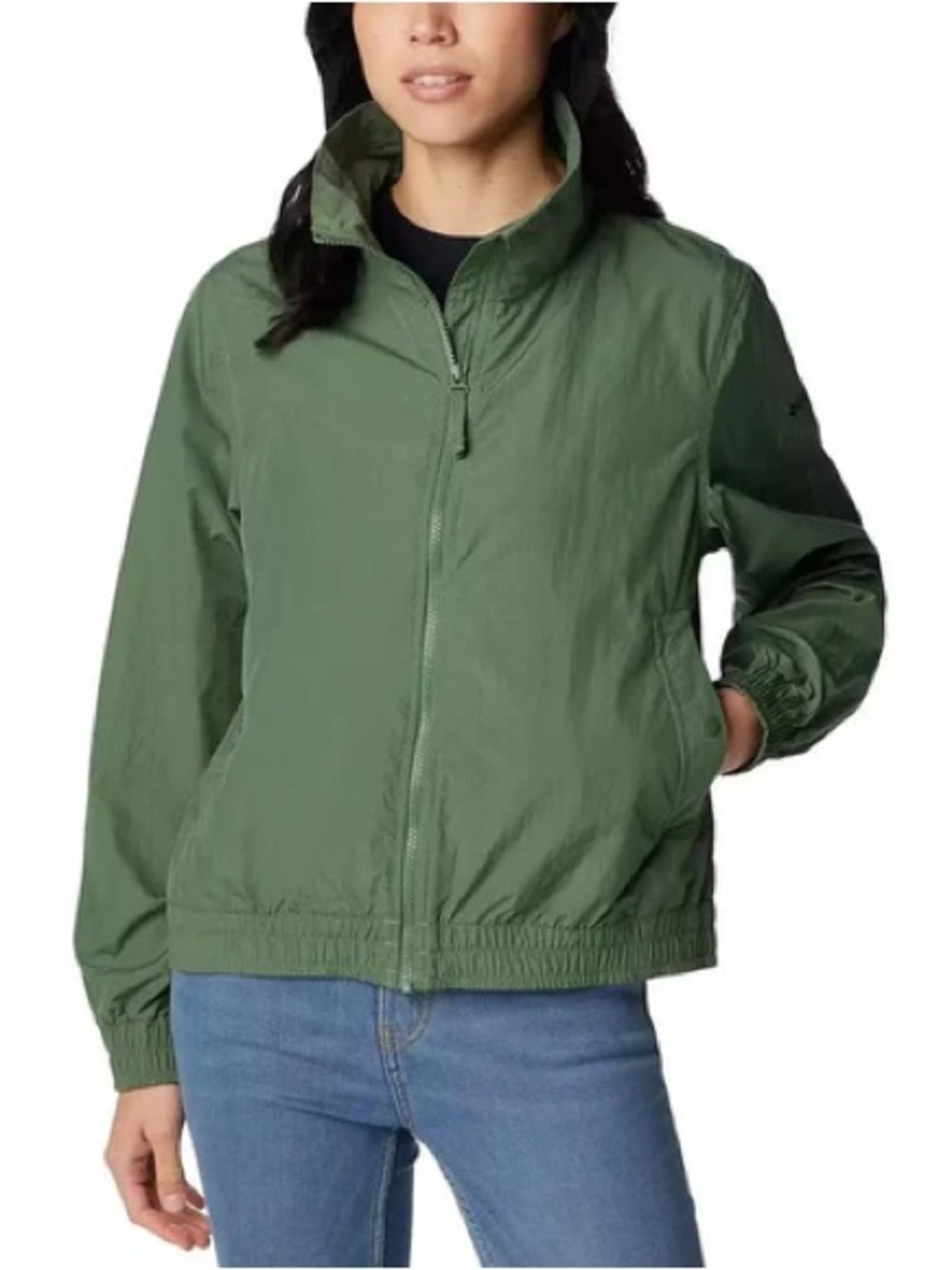 Columbia Women's Green Lightweight Bomber Jacket
